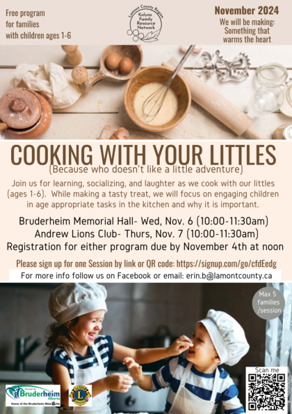 Cooking with your littles